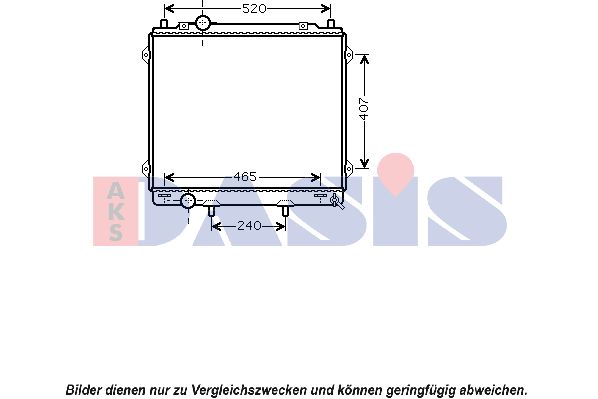 AKS DASIS Radiators, Motora dzesēšanas sistēma 560041N